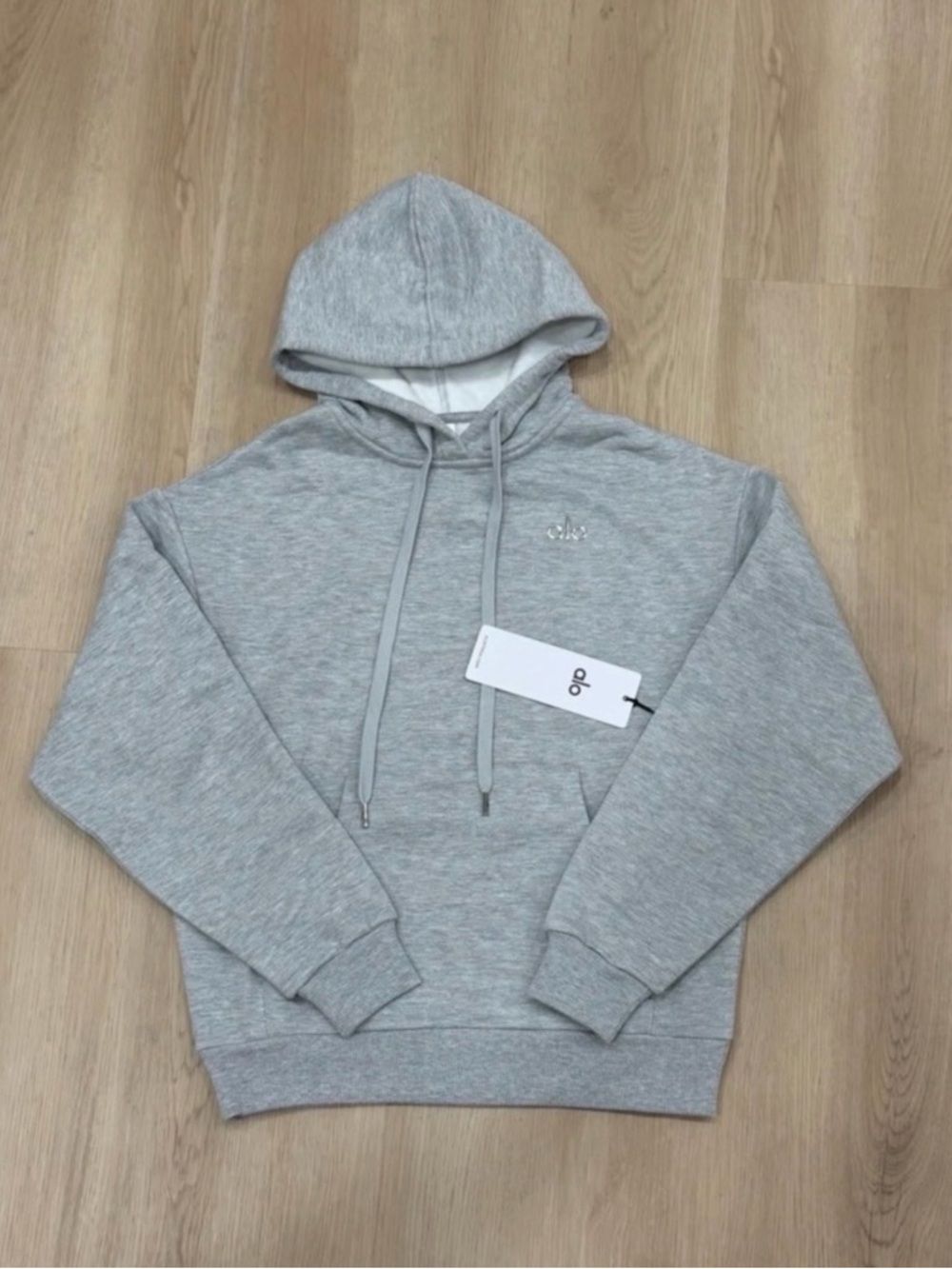 Alo Yoga Athletic Heather Grey Accolade Hoodie NWT